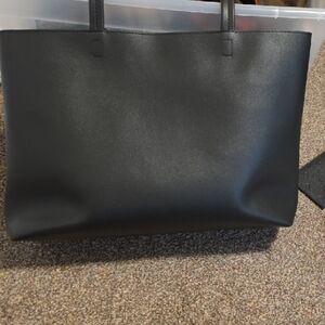 Sleek Black Tote Bag